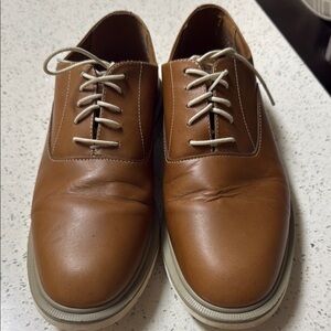 Dr. Martens Brown Oxfords with Smooth Leather Finish